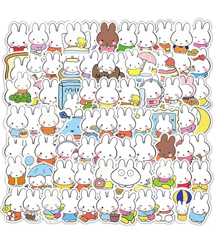 Amazon | miffy/ミッフィー フレークシール 絵本キャラクター
